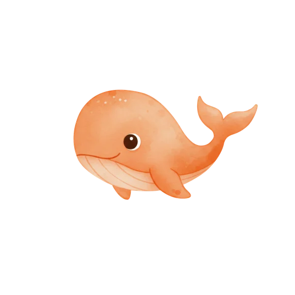 Mascotte la baleine